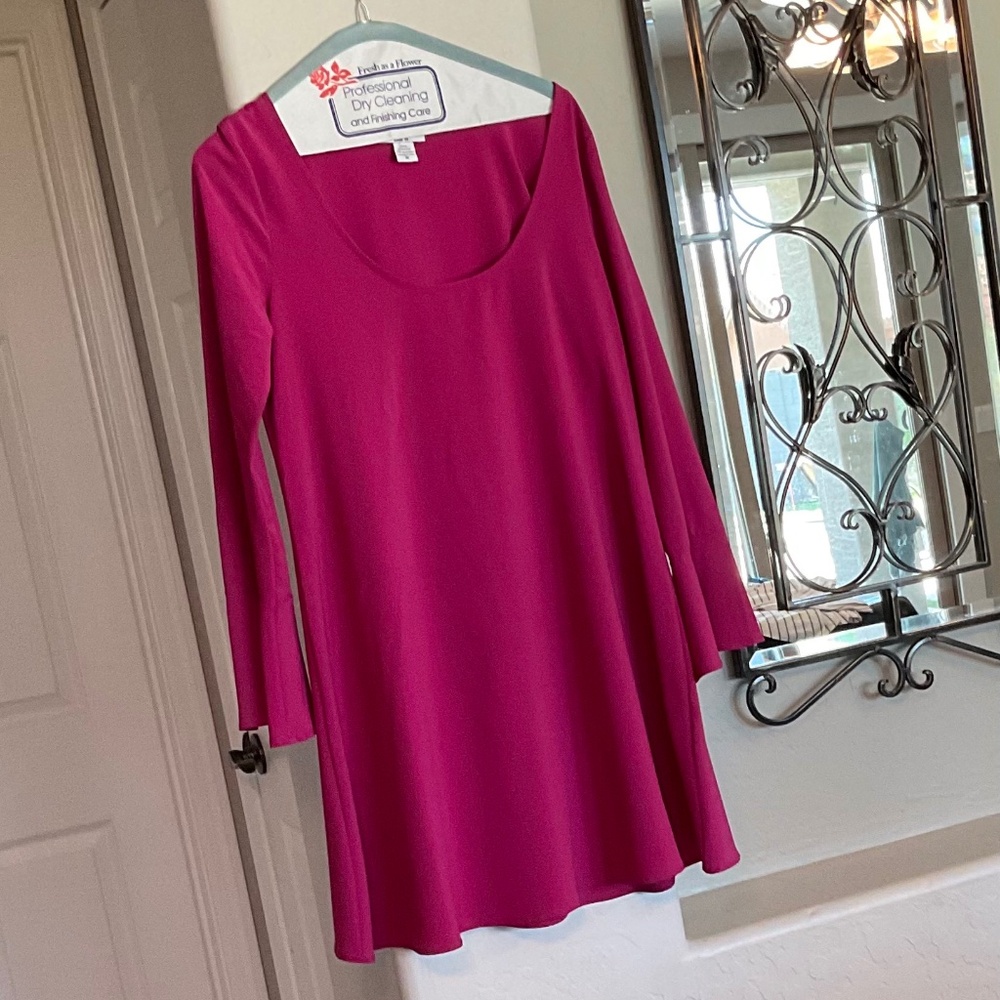 Hot pink dress
